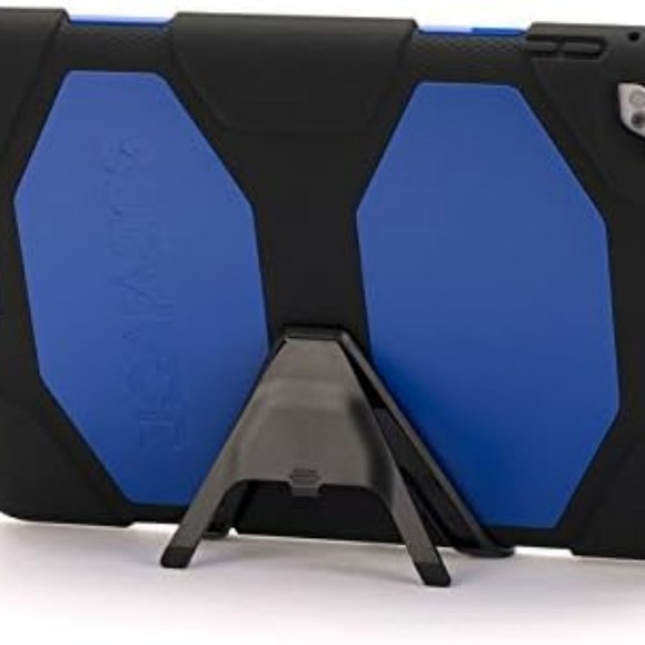 Gumdrop Black/Blue Survivor All-Terrain Protective Case + Stand for iPad Air 2 - Picture 3 of 6